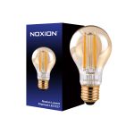 Noxion Lucent Filament LED E27 Peer Amber 7.2W 630lm -  822 Zeer Warm Wit | Dimbaar - Vervangt 50W