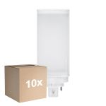 Voordeelpak 10x Ledvance Dulux-T LED 7W - 840 Koel Wit | 4-Pin - Vervangt 18W