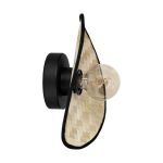 Eglo Wandlamp Marywell Staal Zwart | IP20 - Geschikt voor 1x E27 