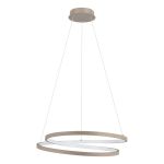 Eglo Pendelarmatuur Ruotale Staal Zanderig 36W 4500lm - 830 Warm Wit