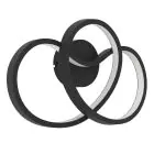 Eglo Wandlamp Gianella Staal Zwart 14.5W 1400lm - 830 Warm Wit